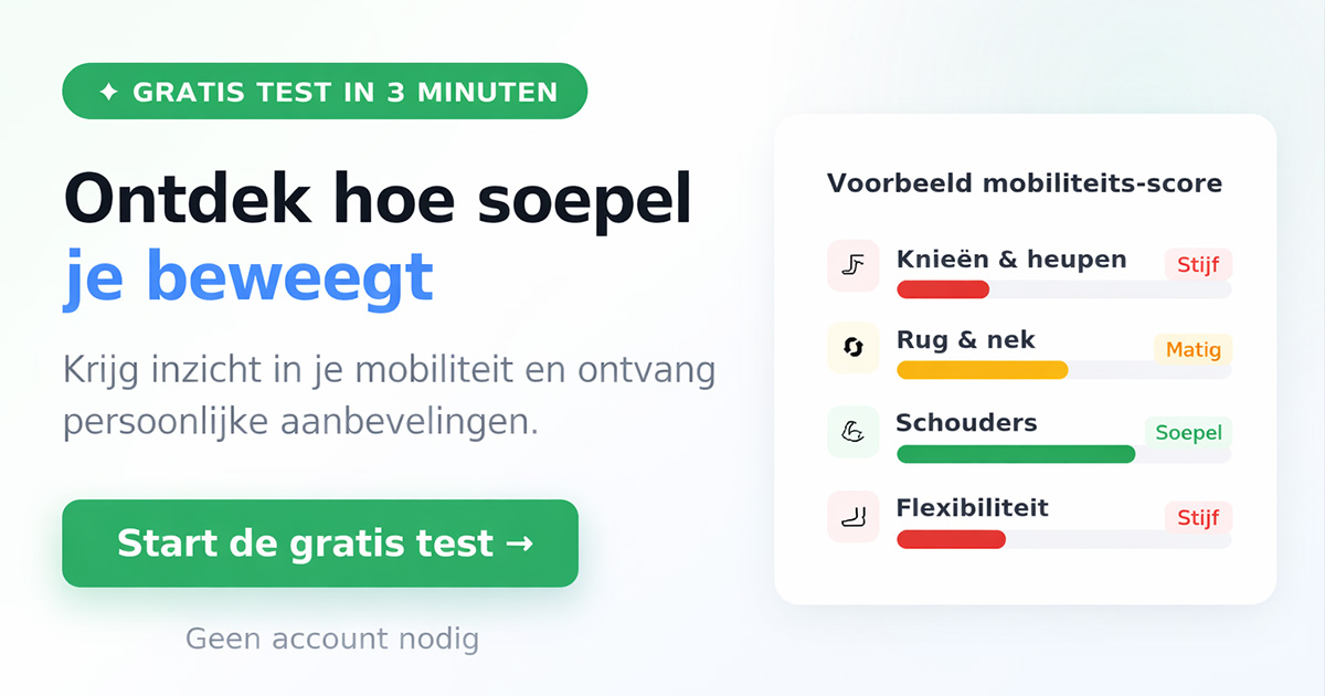 Je Mobiliteits Scan Score: Wat Betekent Het?
